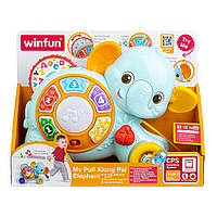 Каталка детская Слоник Winfun (звук на английском, свет, подвижные детали) 230202-01