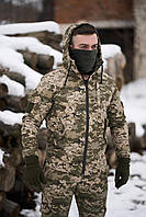 Тактическая зимняя военная куртка для ВСУ пиксель, практичная мужская камуфляжная тактическая куртка