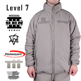 Куртка зимова, Розмір: XX-Large Regular, ECWCS Gen III Level 7,Колір: Urban Grey