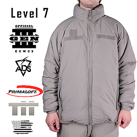 Куртка зимова, Розмір: Medium Long, ECWCS Gen III Level 7, Колір: Urban Grey