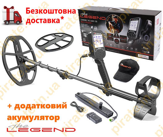 Металошукач Nokta Makro Legend LG30 (металлоискатель Нокта Легенда Легенд) з додатковим акумулятором, фото 1