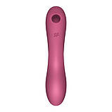 Вакуумний стимулятор із вібрацією Satisfyer Curvy Trinity 3 Red SO6117, фото 3