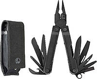 Мультитул Leatherman Rebar со сменными кусачками премиум-класса и нейлоновым чехлом, Black