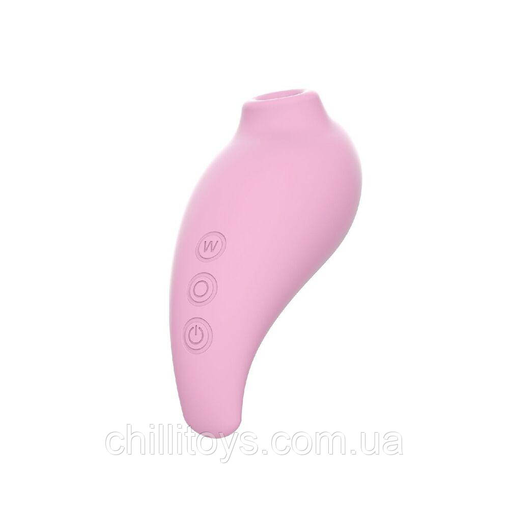 Вакуумний стимулятор Adrien Lastic Revelation Pink, режим Boost SO4867, фото 1
