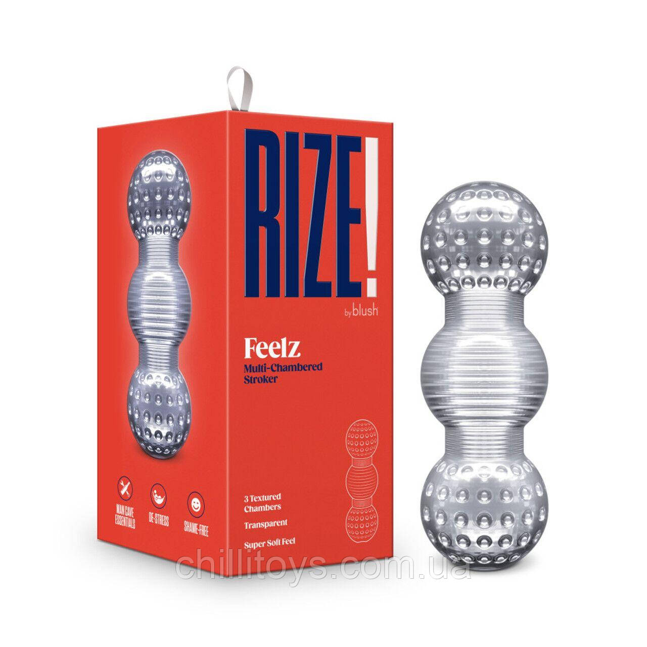 Мастурбатор Rize - Feelz Masturbator - Clear SO8837