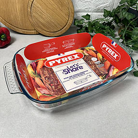 Жароміцна скляна форма для духовки 3,7 л Pyrex Classic, фото 4