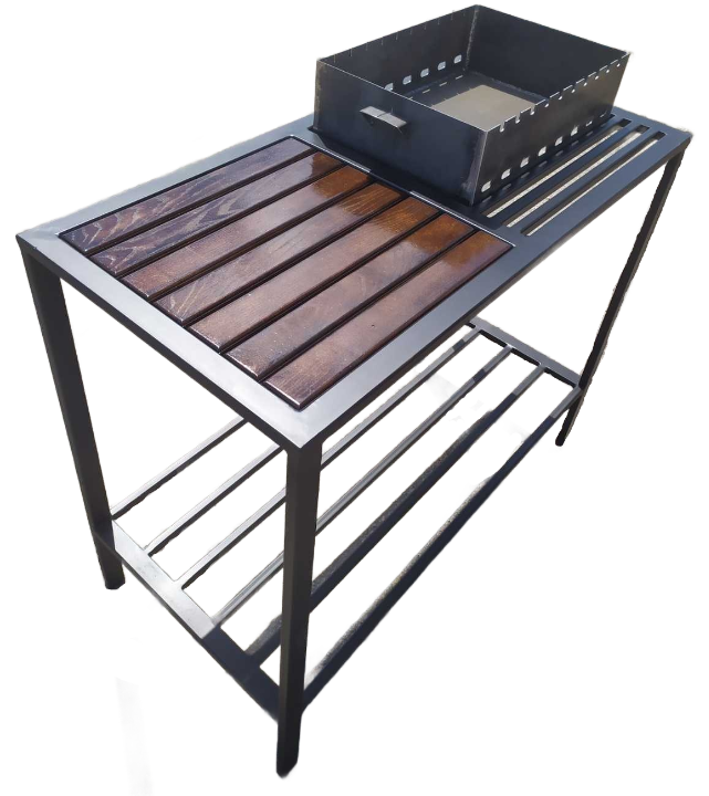 Мангал з підставкою для дров, фото 1