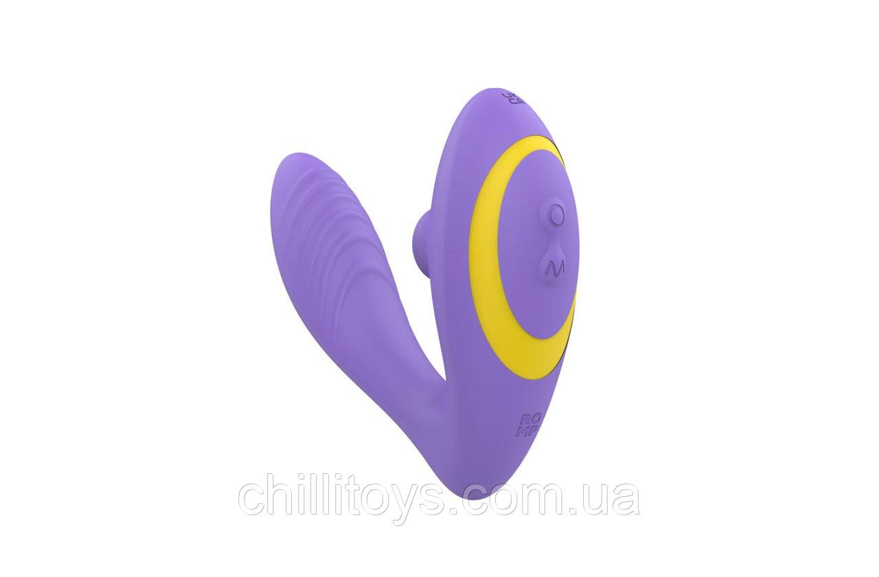 Вібратор для пар із вакуумною стимуляцією Romp REVERB SO8739, фото 1