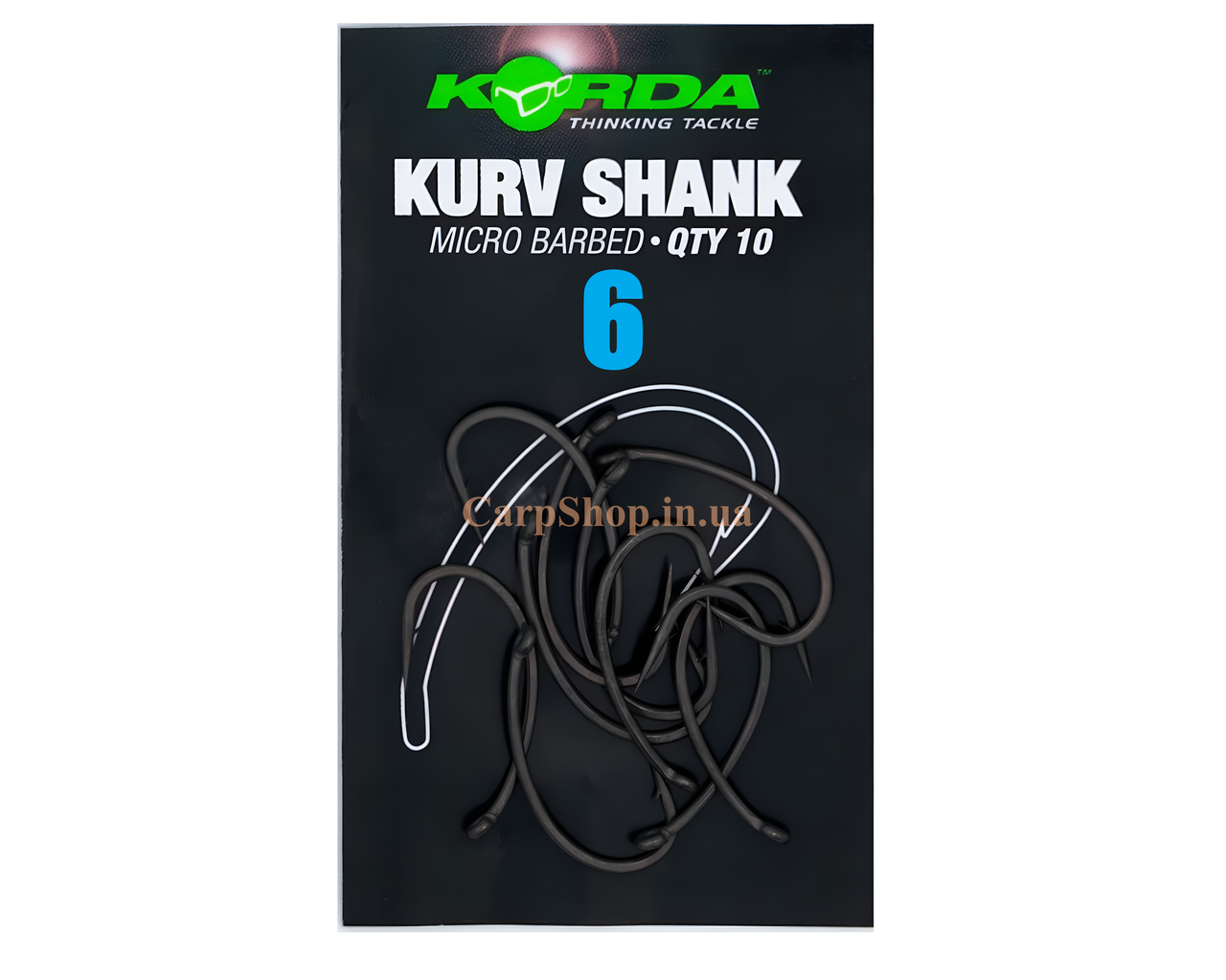 Гачки Korda Kurv Shank Hook No6