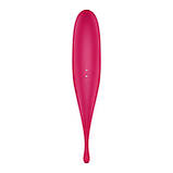 Вібратор для клітора з вакуумною стимуляцією Satisfyer Twirling Pro Red SO7802, фото 4
