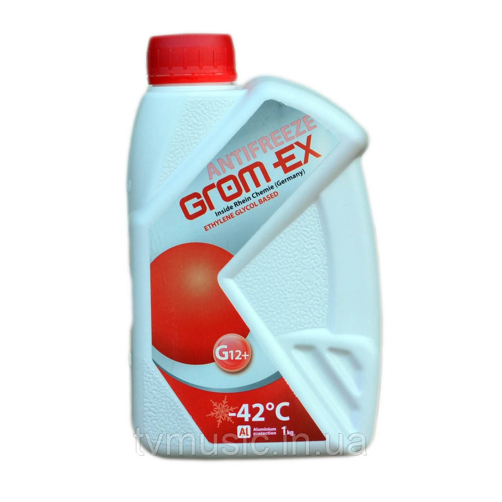 Антифриз Grom Ex -42 °C G12+ червоний 1 кг