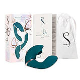 Вакуумний вібратор Swan The Monarch Swan Teal SO8905, фото 7