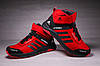 Зимові шкіряні черевики, кросівки, Adidas Terrex Swift Red, фото 3