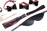 Набір для BDSM Master Series Bow - Luxury BDSM Set With Travel Bag SO8796, фото 6