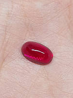 Рубин кабошон 17 * 6 * 6 мм камень под украшение с натуральным рубином Индия