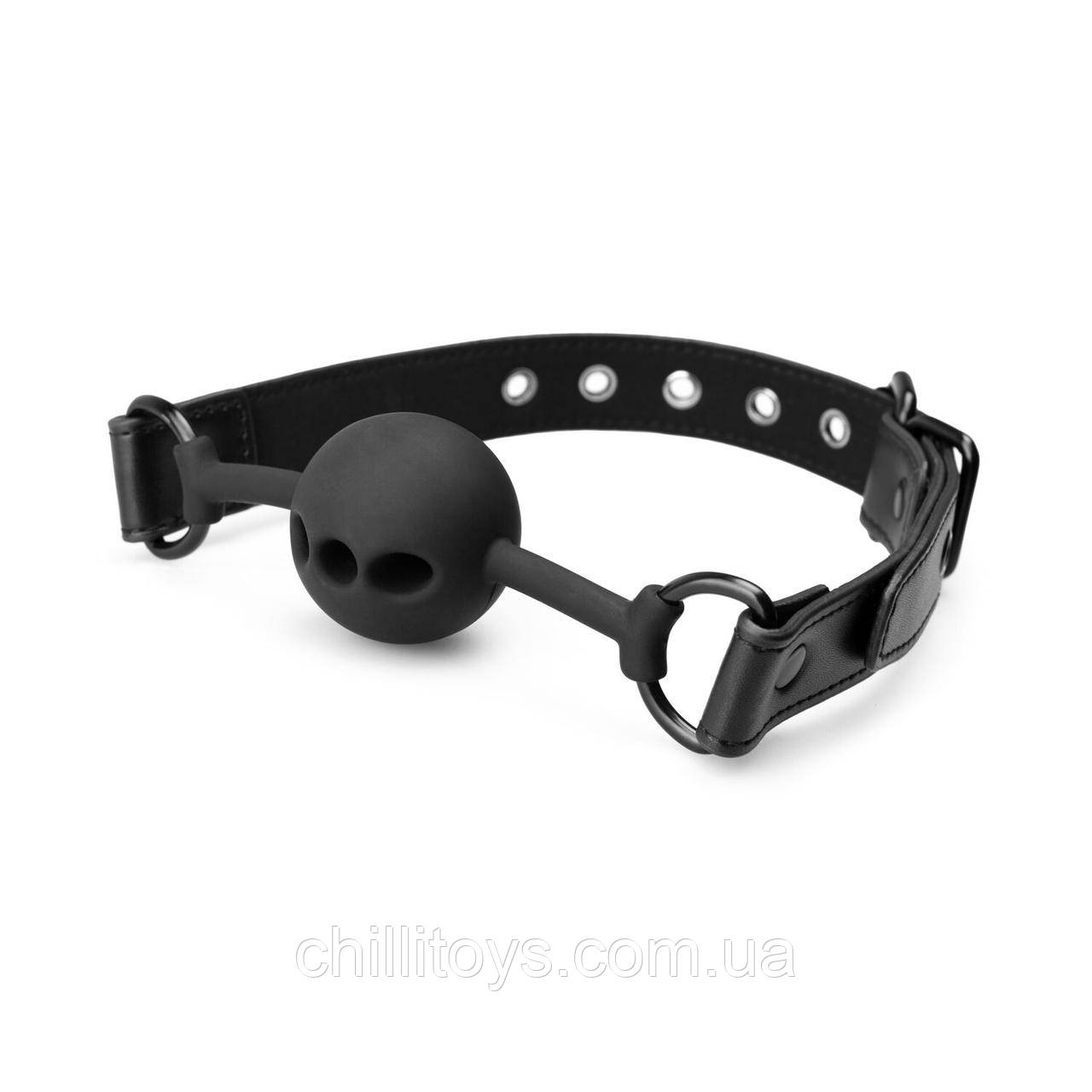 Кляп Bedroom Fantasies Ball Gag Breathable Silicone - Black SO8816, фото 1