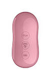 Вакуумний стимулятор із вібрацією Satisfyer Cotton Candy Light Red SO6282, фото 5