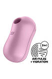 Вакуумний стимулятор із вібрацією Satisfyer Cotton Candy Lilac SO6283, фото 2