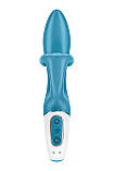 Вібратор-кролик із потрійним відростком Satisfyer Embrace me Turquoise, 2 мотори, діаметр 3,6 см SO6284, фото 5