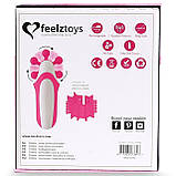 Стимулятор з імітацією оральних пестощів FeelzToys - Clitella Oral Clitoral Stimulator Pink SO5068, фото 7
