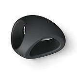 Ерекційне кільце подвійне Love To Love FLUX RING - BLACK ONYX, фото 7