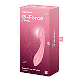 Вібратор для точки G Satisfyer G-Force Pink, 10 режимів + 5 рівнів інтенсивності SO8778, фото 6