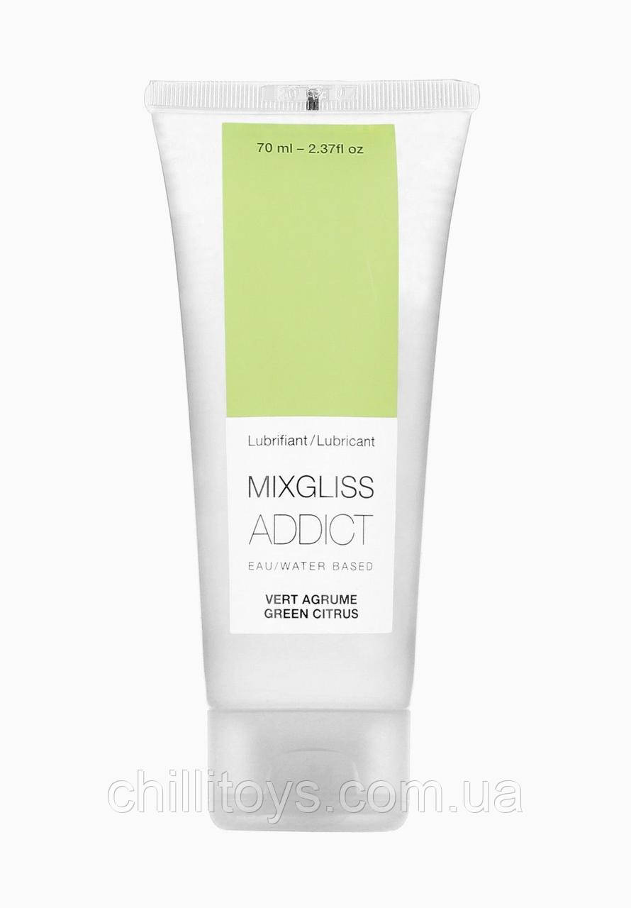 Лубрикант на водній основі MixGliss Addict Green Citrus (70 мл) Лайм, фото 1