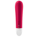 Віброкуля на акумуляторі Satisfyer Ultra Power Bullet 1 Red SO5426, фото 5