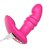 Смарт вібратор-пульсатор Fun Town Jive Pink, імітація фрикцій SO8916, фото 4