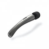 Потужний вібромасажер Dorcel Megawand Chrome Silver який перезаряджається, 160 режимів SO5529, фото 4