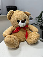 Мягкая игрушка медвежонок с пледом(бежевый) Игрушка медведь с пледом, бежевого цвета