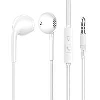 Навушники Aspor A219 EarPods з мікрофоном- білий