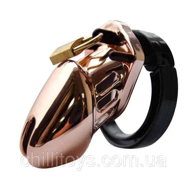 Чоловічий пояс верности CB-6000S gold STF2700