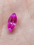 Рубін кабашон 17 * 7 * 9 мм камінь під прикрасу з натуральним рубіном Індія, фото 5