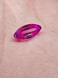 Рубін кабашон 17 * 7 * 9 мм камінь під прикрасу з натуральним рубіном Індія, фото 4