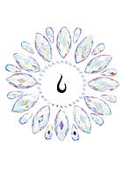 Стрази-прикраси для тіла Leg Avenue Fluer body jewels sticker, наліпки