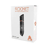 Вібропуля у вигляді помади Adrien Lastic Rocket Black SO8206, фото 4