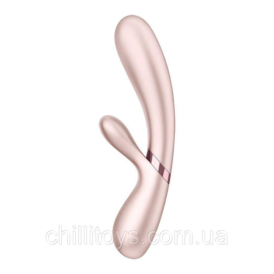 Смарт вібратор-кролик із підігрівом Satisfyer Hot Lover Nude SO5543, фото 1