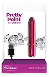 Віброкуля PowerBullet - Pretty Point Rechargeable Bullet Pink SO5566, фото 5