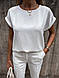 Жіноча блуза суперсофт зі спущеним плечем на манжеті, фото 2