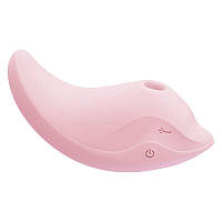 Вібратор та вакуумний стимулятор CuteVibe Heidi Pink SO6554