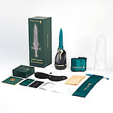 Вишуканий вібратор Knight Jenay FLOWERS & SWORD, маска, стрічка та лубрикант у комплекті SO6557, фото 4