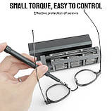 Викрутка прецизійна, кейс для викруток універсальний набір 44 в 1 з лопаткою і пінцетом, фото 2