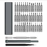 Викрутка прецизійна, кейс для викруток універсальний набір 44 в 1 з лопаткою і пінцетом, фото 4