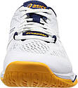 Білі ASICS Sky Elite FF 2 Low White Deep Ocean чоловічі жіночі волейбольні кросівки, фото 6