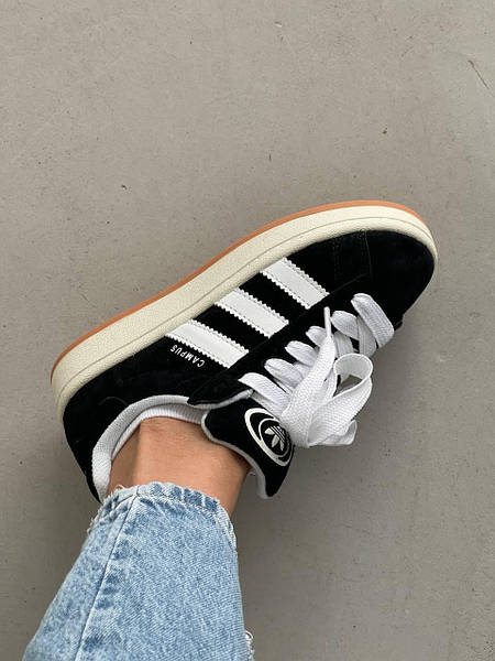 Adidas campus black gum sole 2025