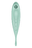 Смарт-вібратор для клітора з вакуумною стимуляцією Satisfyer Twirling Pro+ Mint SO6716, фото 3