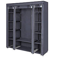 Шкаф органайзер тканевый складной 12 полок и вешалки HCX Storage Wardrobe 68150 Jw