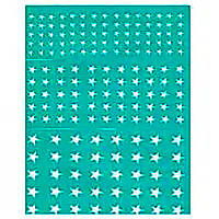 Трафарет многоразовый самоклеящийся Фоновый 13*20 см, "Звезды", Серия "Абстра" 8568