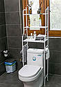 Полиця-стелаж підлогова для туалету/Ітажерка в туалет над унітазом Toilet Rack 8823, фото 3
